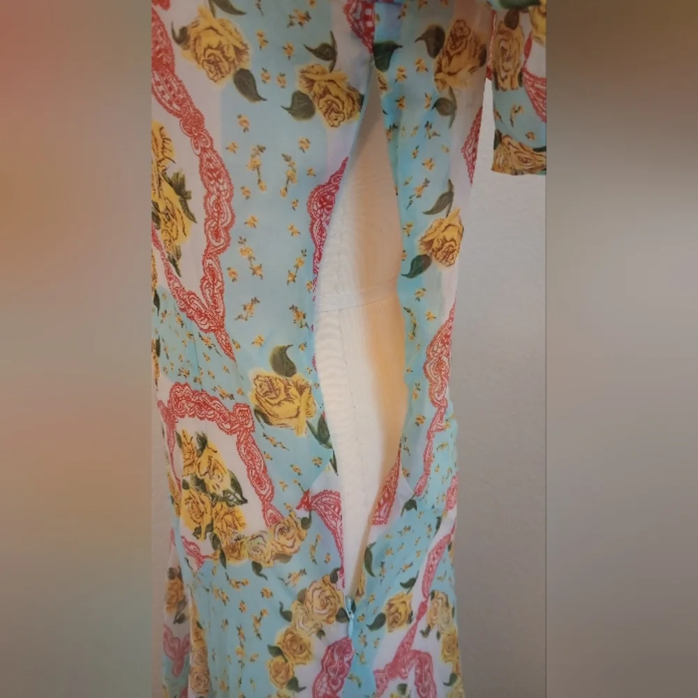 NWT De La Vali Sheer Dress - Picture 2 of 13